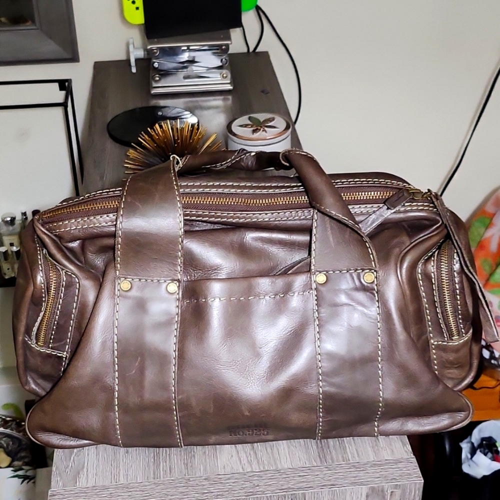 Women's Dark Brown leather handbag